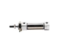 mini Pneumatic Single Rod, Stainless Steel Mini Pneumatic Cylinder MA20 Bore 20mm Stroke 10-200mm 0.7 MPa Magnetic(125mm)