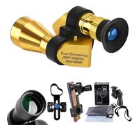 Mini Pocket Binoculars with Smartphone Clip, 1000x20 Compact Focus (B) | Lightweight Portable Design with Phone Clip; Shockproof Abs Material, Ideal for Outdoor Exploration, Hiking, Bird Watching