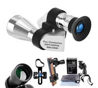 Mini Pocket Binoculars with Smartphone Clip, 1000x20 Compact Focus (C) | Lightweight Portable Design with Phone Clip; Shockproof Abs Material, Ideal for Outdoor Exploration, Hiking, Bird Watching