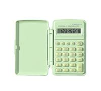 Mini Pocket Calculator with Lid - Portable Digital Math Calculation Machine, Small Handheld Number Computing Device, Compact Button Tool | Teacher Classroom Work, Student Exam Preparation, D