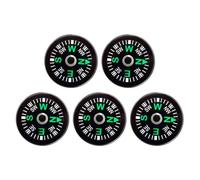 Mini Pocket Compass Silva Compass for Hiking Camping Black round 15mm | ABS Acrylic Construction, Easy-read Scale, Simple Mounting, Suitable for Campers, Boaters, Walking Sticks and Outdoor Gear