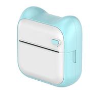 Mini Pocket Photo Printer, Samrtphone Thermal Printer Compatible with Android/iOS, Wireless Instant Printer Inkless for Sticker/Journal/Study Note/Boy Girls DIY Painting Gift (Blue)