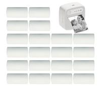 Mini Pocket Printer Thermal Instant Photo Printer Label Makers | Silicone Cover, Compact Inkless Thermal Printer for Pictures, Barcode, Journals, Photos