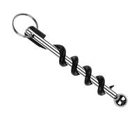 Mini Pocket Red Wine Bottle Corkscrew Beer Cap Opener Keychain Key Ring Creative Multifunctional Stainless Steel Bottle Opener Lovely and professional