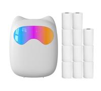 Mini Pocket Thermal Instant Photo Printer Label Maker Machine BT Wireless Connect Compatible with Android or iOS APP Support Receipt Label Memo Sticker Notes Lists Scrapbook DIY Journal Pictures -