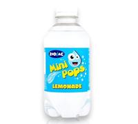 Mini Pop Assorted Flavoured Soft Drinks Sugar-Free 330ml each Bottles 24 or 12 Pack Cola, Lemonade, Dandelion & Burdock, Orange, RaspBerry, Bubble Gum (12 Bottles, Lemonade)