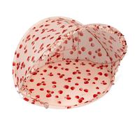 Mini pop-up beach tent with ruffles Fragola Red one size