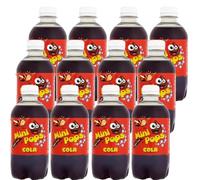 Mini Pops 330ml Sugar Free Soft Drink Bottles - Variety Flavours - Colla, Lemonade, Orange, Raspberry, Bubblegum, Dandelion & Burdock - Zic (12 x Bottles, Colla Mini Pops)