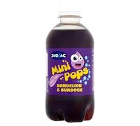 Mini Pops Sugar Free Fizzy Soft Drinks 330ml Bottles - Assorted Flavours - Bulk Pack of 12 or 24 - Kids & Family Friendly Carbonated Beverages (12, Dandelion)