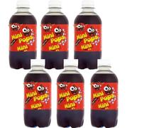 Mini Pops Sugar Free Orange,Col la,Raspberry,Lemonade,Dandelion & Burdock Soft Drink Bottles 330ml - zdc (24 x Bottles, Col la)