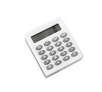 Mini Portable 8 Digits Electronic Desktop Calculator Handheld Student's Scientific Pocket Calculator LCD Screen Display for Mathematics Teaching Daily Basic Office (Silver)