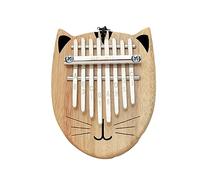Mini Portable 8 Key Thumb Piano Instrument Thumb Piano Rosewood/Camphor Wood Piano African Finger Piano With Lanyard,tutorial Book,tuning Hammer for Children Adult D