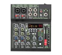 Mini Portable 99 DSP Effects 4 Channels Audio Mixer USB Play And Record Individual +48V Phantom Power Sound Mixing