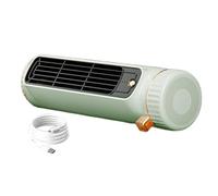 Mini Portable AC Fan - 1200MA Rechargeable Air Cooler, Adjustable Speed Modes | 2.36 * 3.14 * 10.6 Inch, Oscillating Desktop Air Unit, Quiet Personal Cooling Car Travel, Small Room, Home, Relaxation