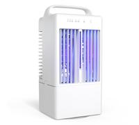 Mini Portable Air Conditioner 36dB Silent Silent 3 Speed Portable Air Cooler Colorful Mood Light Equipped with Wide Angle Vibrating Head, Scramble Cooling