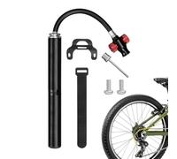 Mini Portable Aluminum Bicycle Pump Inflator For Bicycle And | Bicycle Frame Pump for Cycling, Daily Journeys, Mountain Bikes, Walks, Basketball, Volleyball, Football