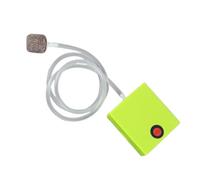 Mini Portable Aquarium Oxygen Pump Green for Outdoor Fishing | ABS Body, Battery Replaceable, Easy to Carry, Includes Air Tube and Stone for Live Aquatic Products