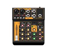 Mini Portable Audio Interface Mixer, XLR 48V Power Supply, OTG Connector, For Live Streaming And Recording Online