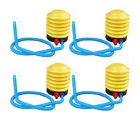 Mini Portable Bellows Foot Air Pump Plastic 4pcs, for Inflatables | Easy to Use, Fine Workmanship, Strong Practicality, Portable Design, for Balloons and Yoga Balls