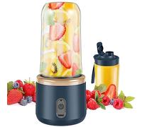 Mini Portable Blender 400ml with 6 Blades, Travel Blender for Juices And Shakes, Fruit Juicer Mixer Personal Electric Juicer Cup Mixer Smoothie Blenders for Kitchens Travel Sports