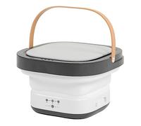 Mini Portable Bucket Washing Machine, Portable Folding Washing Machine Aging Resistant for Baby Clothes Socks (GB Plug)
