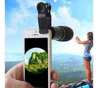 Mini Portable Compact Monoculars,8x21 High Power & Waterproof Monocular,with Phone Holder Clip, Prism Dual Focus Telescope,for Camping Travelling Hunting