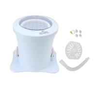 Mini Portable Dehydrator High Speed Manual Hand Drawstring Clothes Dryer for Dormitory Travel ABS PP Material 4100g (Blue)