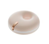 Mini Portable Denture Box with Magnetic Closure - ABS+Silicone Material for Orthodontic Retainers & Invisible Braces (Pink)