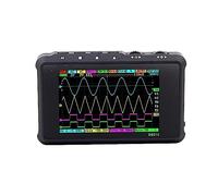 Mini Portable Digital Oscilloscope 4 Channels 15MHz Bandwidth 100Msa/s Precise Analysis(With Silicone Boot)