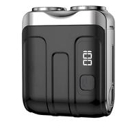 Mini Portable El Ectric Shaver For Men Travel Pocket Foil Shaver USB Rechargeable Water Proof El Ectric Ra Zor For Men Face For Home Car Off Ice SzL116 (Black, 5x2.4x5.9cm)