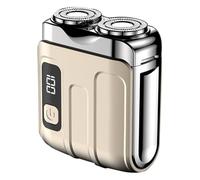 Mini Portable El Ectric Shaver For Men Travel Pocket Foil Shaver USB Rechargeable Water Proof El Ectric Ra Zor For Men Face For Home Car Off Ice SzL116 (Gold, 5x2.4x5.9cm)