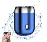 Mini Portable Electric Shaver for Men 2024 Upgrade USB Dual-Head Magnetic Razor Rechargeable Waterproof Compact Travel Shaver