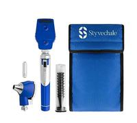 Mini Portable ENT Diagnostic Fiber Optic Otoscope Pocket Kit with Built in 2.5V Halogen Light | Removable Magnifying Lens with 2.5 Fold Magnification | Auriscope Earscope Diagnostic Examination Set