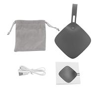 Mini Portable Explosion Proof USB Rechargeable Hand Warmer Power Bank Double Sided Heating 2 Temperature Levels 5000mAh for Office Home White Black Gray (Grey)