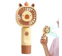 Mini Portable Fan | Portable Capybara 5-Level USB Charging Fan | High Speed Cooling Tool,for Travel Beach Summer Commuting Office Vacation Road Trip Sports Outdoor