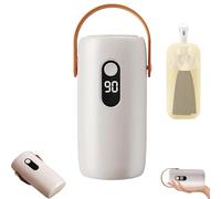 Mini Portable Foldable Clothes Dryer, Compact Hanging Laundry Dryers, Quiet Operation Dry Bag and Hook, 360° Hot Air Fast Drying for Travel, Home, Apartment, RV Camper (A)