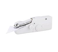 Mini Portable Hand Sewing Machine Quick Handy Stitch Sew Needlework Cordless Clothes Fabrics Home DIY Electric Sewn Feels Effortlessly Right