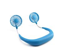 Mini Portable Hanging Neck Fan,Portable Neck Fan Adjustable 360 Degree Rotation Mini Fan, Suitable for Family Travel and Outdoor Use-Black