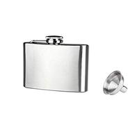 Mini Portable Hip Flask 4 5 6 7 8 9 10 18 oz Stainless Steel Hip Liquor Alcohol Bottle Flask with Cap Funnel 4 oz