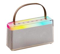 Mini Portable Karaoke Machine with 2 Microphone, Bluetooth Speaker with HiFi Surround Sound for Home Party