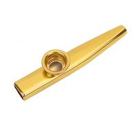 Mini Portable Kazoo Ukulele Guitar Partner - Easy to Use - Ideal for Trips and Campfire - Gold (Gold)