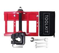 Mini Portable Lumber Cutting Guide Heavy Duty Metal Construction Tool Vertical Cutting Method for Chainsaw Mill Builders Timber Open Frame Tool Red Black 8.1 x 7.9 x 2.8 Inches