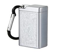 Mini Portable Metal Smell-Proof Cigarette Ashtray with Key Chain