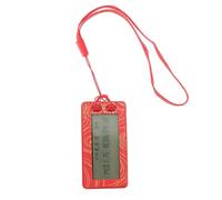 Mini Portable Number Picker Machine for Super Lotto Double Colour Ball | Red Plastic Body, Quick Selection, Lanyard Carrying, Smooth Sl esign, for Office Use or Lottery Players