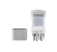 Mini Portable Plastic Liquid Guiding Comb, Essential Oil Scalp Applicator Head Fluid Brush, Massager Oil Apply Tool(grey)