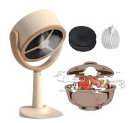 Mini Portable Range Hood, Desktop Cooker Hood, With Strong Suction and Low Noise, Small Kitchen Extractor Fan, Multiple Filters Washable for Home Kitchen Hot Pot