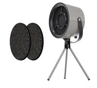 Mini Portable Range Hood, USB Rechargeable Range Hood, Extractor Fan Kitchen With 3 Wind Speeds, Removable And Replaceable Filter, For Home Kitchen Fondue(Black Gray)