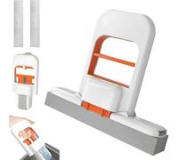 Mini Portable Self-Squeezing Mop, 2025 New Mini Foldable Desktop Mop - Hand-Free Wringing, For Wet & Dry Use on Kitchen Counters, Glass, Bathroom & Car Interior (1pcs)
