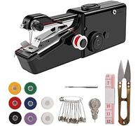 Mini Portable Sewing Machine for Beginners - UK Electric with Accessories, Suitable for Thin/Medium Fabric, DIY Handmade