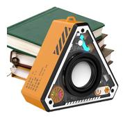 Mini Portable Speaker - Rechargeable Desktop Stereo Boombox, Enhanced Bass Audio Amplifier, Compact Wireless Sound System | Computer Car Travel Shower Gym Outdoor Party Listening